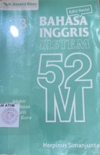 Image of BAHASA INGGRIS SISTEM 52 M