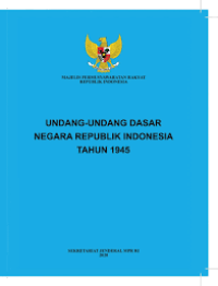Image of Undang-Undang Dasar Negara Republik Indonesia Tahun 1945