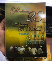 Image of Panduan 23 Sholat SUNAT disertai & Dzikir
