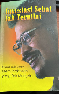 Image of INVESTASI SEHAT TAK TERNILAI