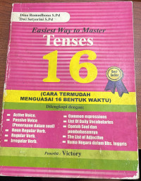 Image of EASIET WAY TO MASTER TENSE 16